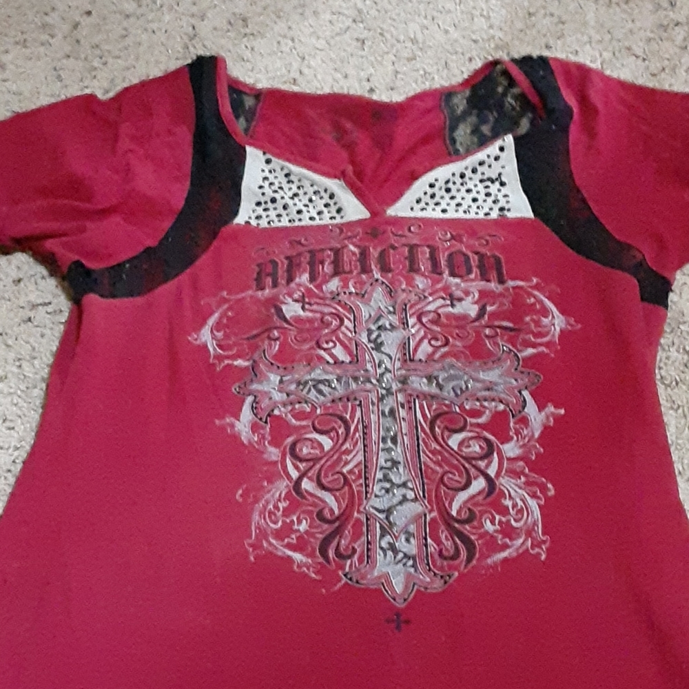 Bling affliction tee